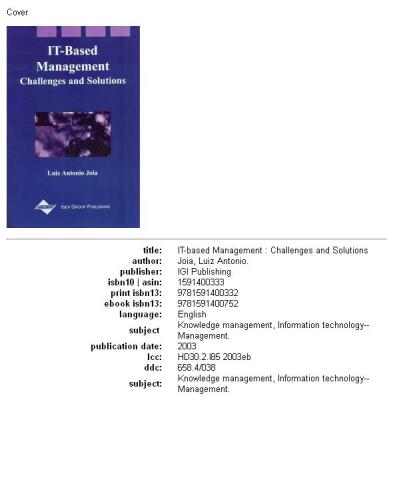 ﻿مدیریت مبتنی بر فناوری اطلاعات: چالش ها و راه حل ها