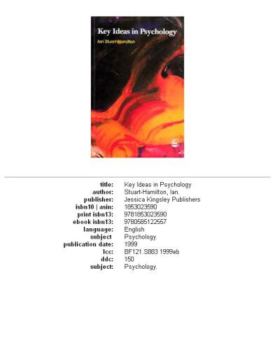 ﻿ایده های کلیدی در روانشناسی