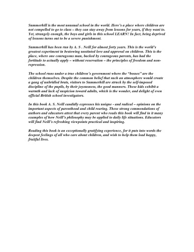 ﻿سامر هیل: رویکردی رادیکال به تربیت کودک