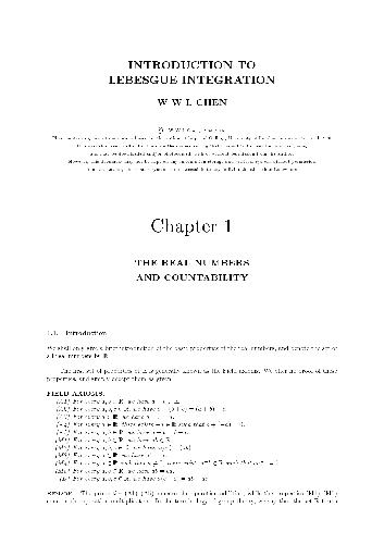 ﻿مقدمه ای بر ادغام Lebesgue