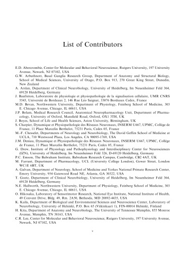 ﻿گابا و عقده های پایه: از مولکول ها تا سیستم ها