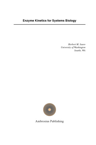 ﻿سینتیک آنزیم برای زیست شناسی سیستم ها