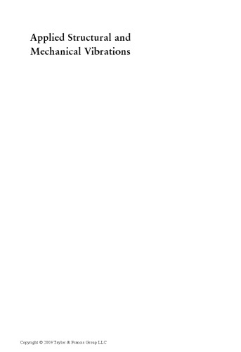 ﻿ارتعاشات ساختاری و مکانیکی کاربردی: نظریه ، روشها و ابزار اندازه گیری
