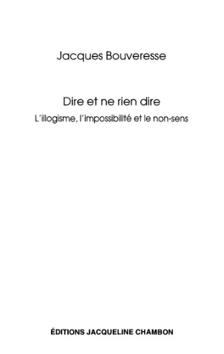 ﻿بگو و چیزی نگو. غیرمنطقی، غیرممکن و مزخرف