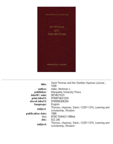 ﻿سنت توماس و غیریهودیان (سخنرانی آکویناس 2)
