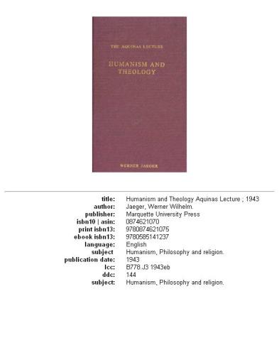 ﻿اومانیسم و ​​الهیات (سخنرانی آکویناس 7)