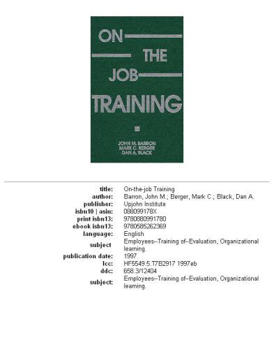 ﻿آموزش در محل کار