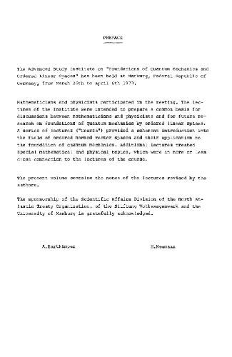 مبانی مکانیک کوانتومی و فضاهای خطی سفارش داده شده