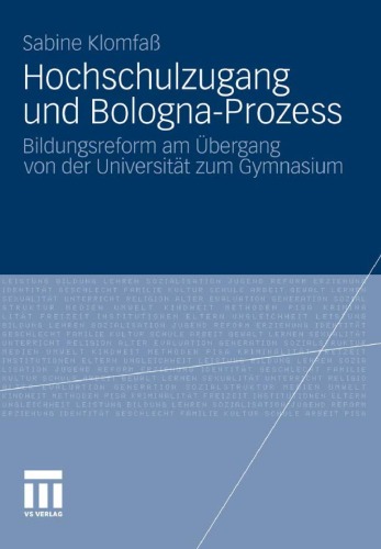 ﻿دسترسی به دانشگاه و فرآیند بولونیا: اصلاحات آموزشی در انتقال از دانشگاه به دبیرستان