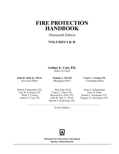﻿کتاب حفاظت از آتش NFPA-2003