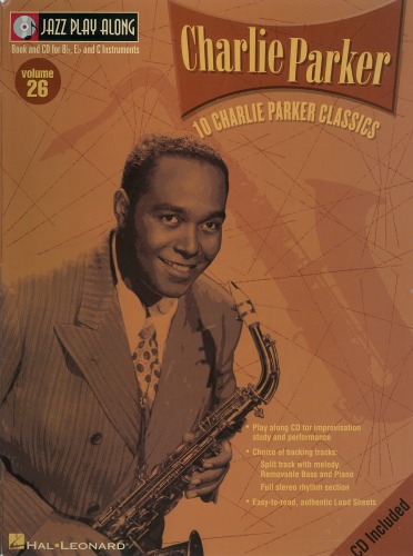﻿Charlie Parker: Jazz Play-Along Volume 26 (Jazz Play-Along Series)