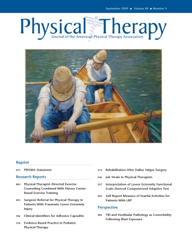 ﻿Physical Therapy- Journal of the APTA- September 2009, Volume 89, Issue 9