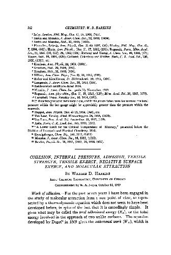 انسجام ، فشار داخلی ، چسبندگی ، استحکام کششی ، انرژی کششی ، انرژی سطحی منفی ،