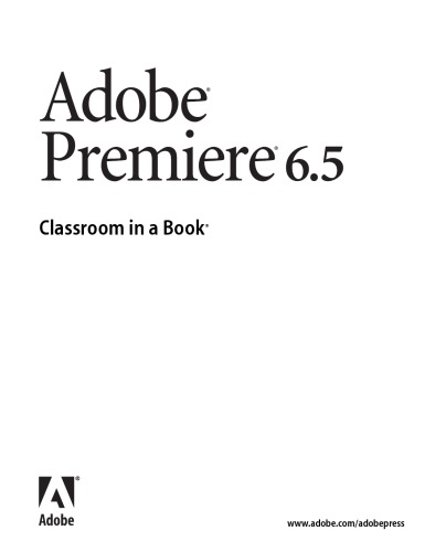 ﻿Adobe Premiere 6.5: کلاس در یک کتاب