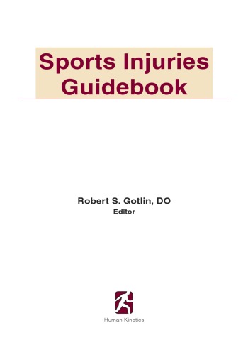 ﻿کتاب راهنمای آسیب های ورزشی