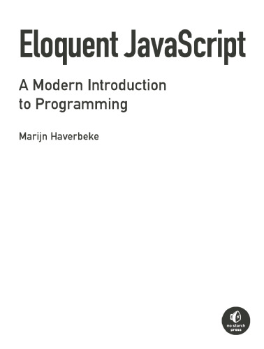 Eloquent JavaScript: مقدمه ای جدید برای برنامه نویسی