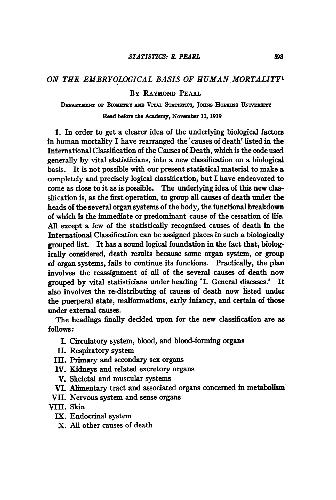 ﻿آمار - بر اساس جنین شناسی مرگ و میر انسان (1919)(en)(6s)