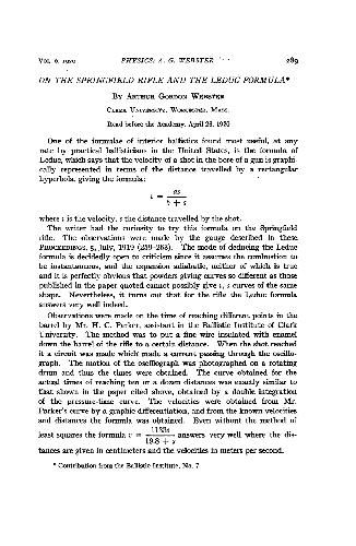 ﻿On the Springfield Rifle and the Leduc Formula (1920) (en) (1s)