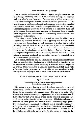 هفت امتیاز در یک منحنی کوب پیچیده (1915) (en) (3s)