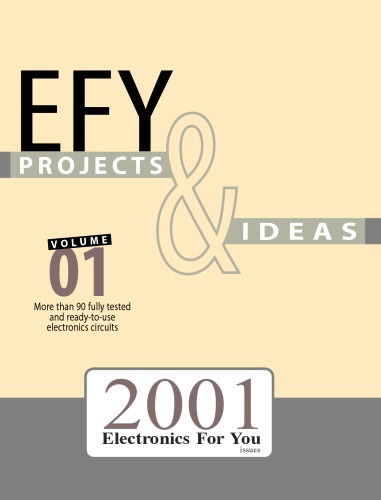 ﻿Electronics For You: Projects and Ideas 2001