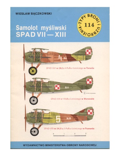 هواپیماهای جنگنده SPAD VII-XIII