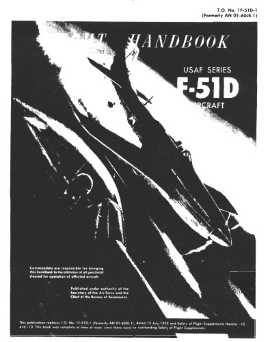دفترچه راهنمای خلبانان P-51D Mustang Flight Handbook