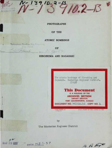 عکسهای بمبگذاری اتمی هیروشیما و ناگازاکی