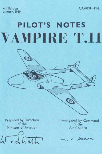 خلبانان یادداشت ها Vampire T11