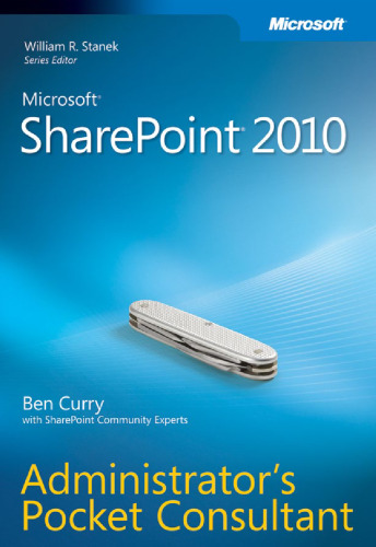 ﻿مشاور جیبی مدیران Microsoft SharePoint 2010