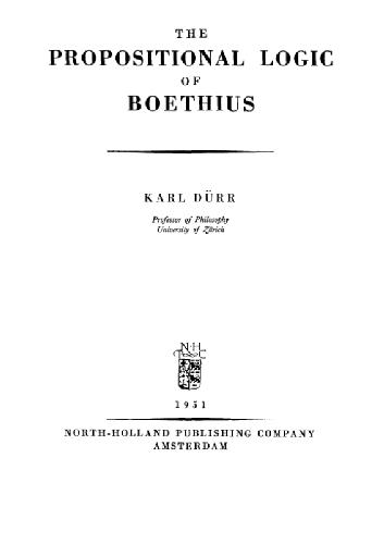 منطق پیشنهادی Boethius