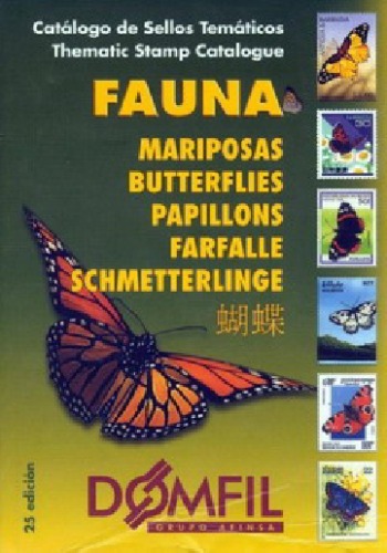 ﻿کاتالوگ تم تمبر. پروانه های جانوری