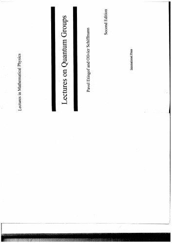 سخنرانی در مورد گروه های کوانتومی