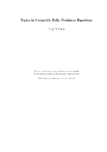 ﻿مباحث معادلات هندسی کاملا غیر خطی