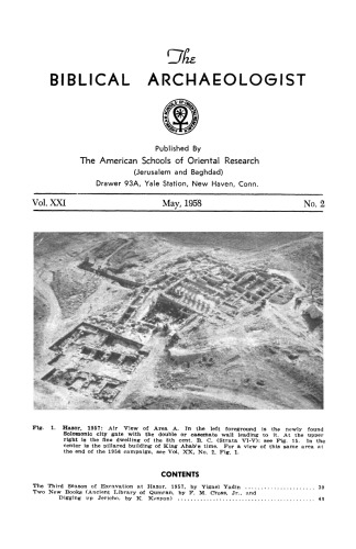 ﻿[مجله] باستان شناس کتاب مقدس. جلد 21. شماره 2