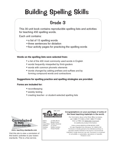 ﻿مهارت های هجی سازی ساختمان: درجه 3