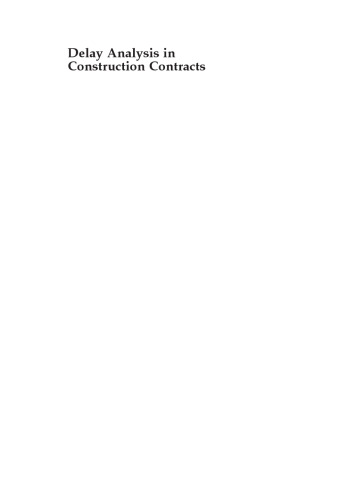 ﻿تحلیل تأخیر در قراردادهای ساختمانی