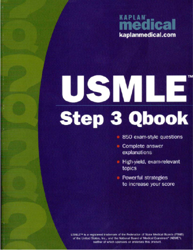 Kaplan Medical USMLE مرحله 3 Qbook