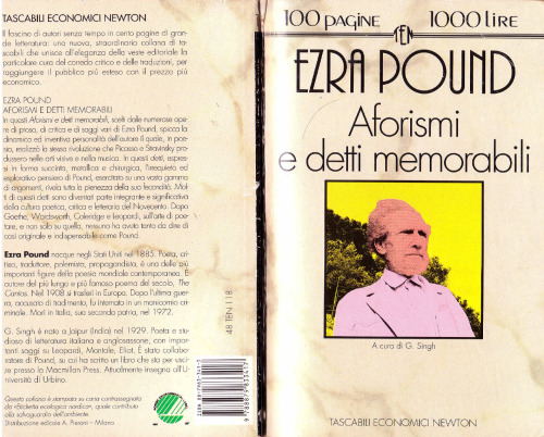 Ezra Pound: Aforizisms و سخنان قابل توجه (پول جی تی نیوتون)