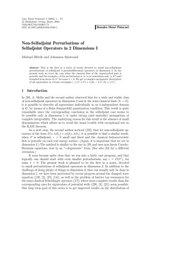 ﻿Annales Henri Poincaré - جلد 5