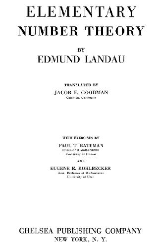 نظریه اعداد ابتدایی