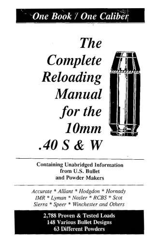 ﻿Loadbooks - 10mm 41 SW 41 Auto