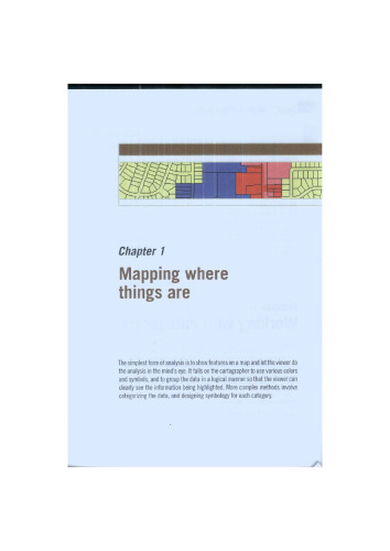 ﻿آموزش GIS II: کتاب کار تحلیل فضایی، شماره 1