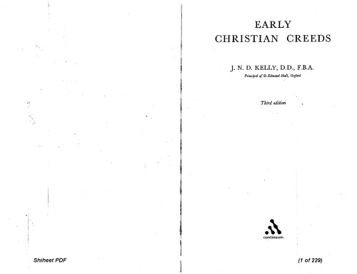 عقاید اولیه مسیحی