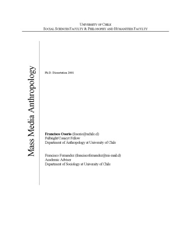 ﻿انسان شناسی رسانه های جمعی (پایان نامه دکتری)