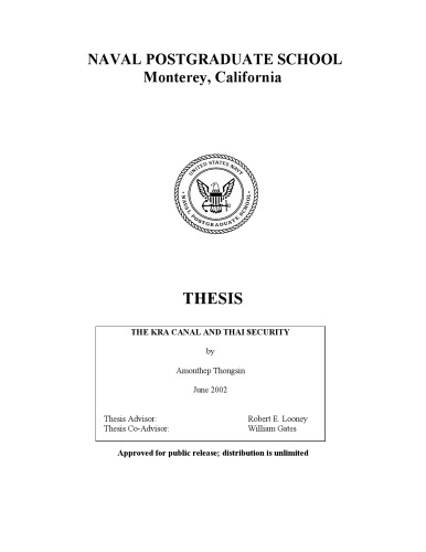 کانال KRA و امنیت تایلند