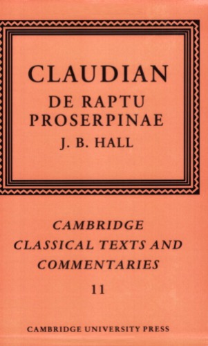 ﻿Claudian: De Raptu Proserpinae