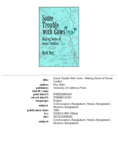 ﻿برخی از مشکلات با گاوها: ایجاد حس درگیری اجتماعی