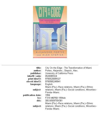 شهر در لبه: تبدیل میامی