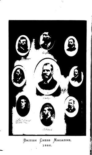 ﻿مجله شطرنج بریتانیا جلد VI 1886