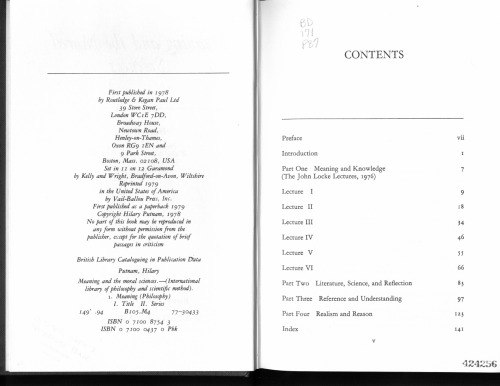 معنی و علوم اخلاقی